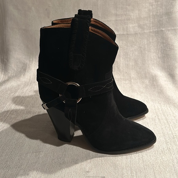 Isabel Marant Rawson Buckle Ankle Heels - Picture 3 of 9